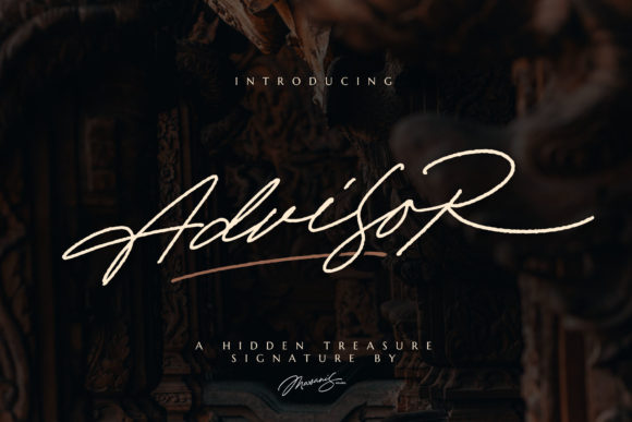 Advisor: The Modern Script Typeface for Editorial Elegance