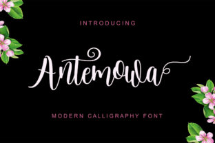 Antemowa: A Refined Handwritten Typeface for Editorial Design