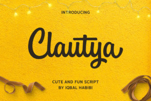 Clautya: The Modern Handwritten Font for Engaging Web Design