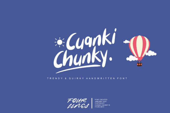 Cuanki Chunky: A Handwritten Typeface for Editorial Design