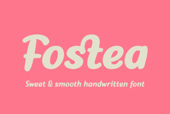 Fostea: The Script Font That Elevates Small Business Branding