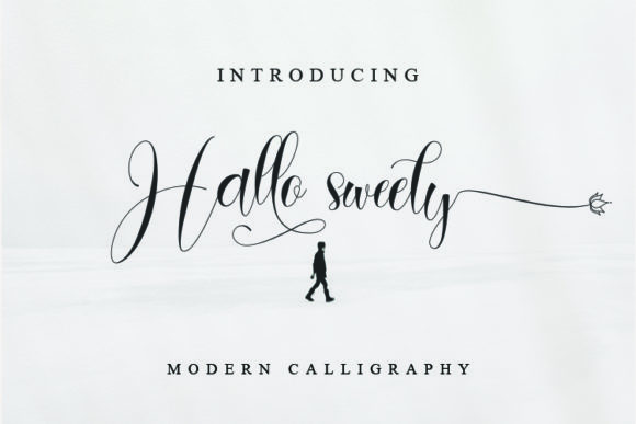 Hallo Sweety: The Handwritten Typeface for Elegant Craft Designs