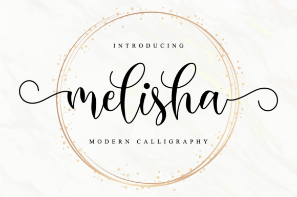 Melisha Typeface: A Stylish Homage to Classic Calligraphy