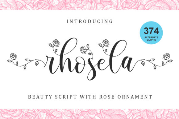 Rhosela: The Handwritten Font That Elevates Small Business Branding
