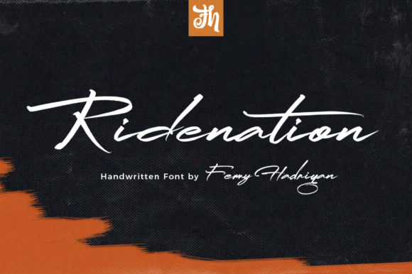 Ridenation: A Modern Handwritten Typeface for Editorial Design