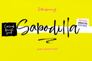 Sapodilla: A Handwritten Typeface for Authentic Editorial Design