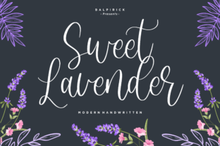 Sweet Lavender: A Handwritten Typeface for Elegant Brand Identity