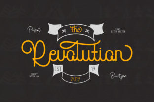 The Revolution Typeface: A Nostalgic Script for Editorial Design