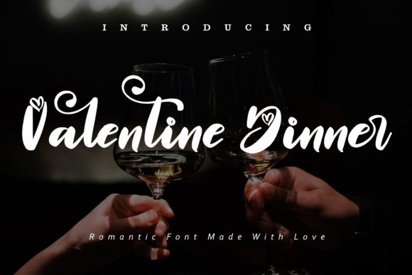 Valentine Dinner Typeface: Elevating Handmade Brand Identity