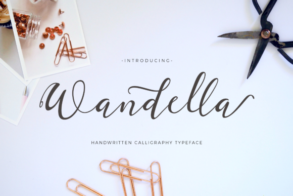 Wandella: The Elegant Handwritten Typeface for Crafters and Sellers