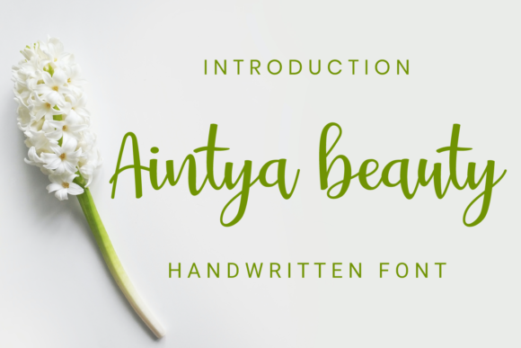 Why Aintya Beauty Is the Perfect Handwritten Font for Small Business Branding